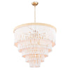 Waterfall Chandelier. Front view.