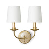 Fisher Double Sconce. Front view.
