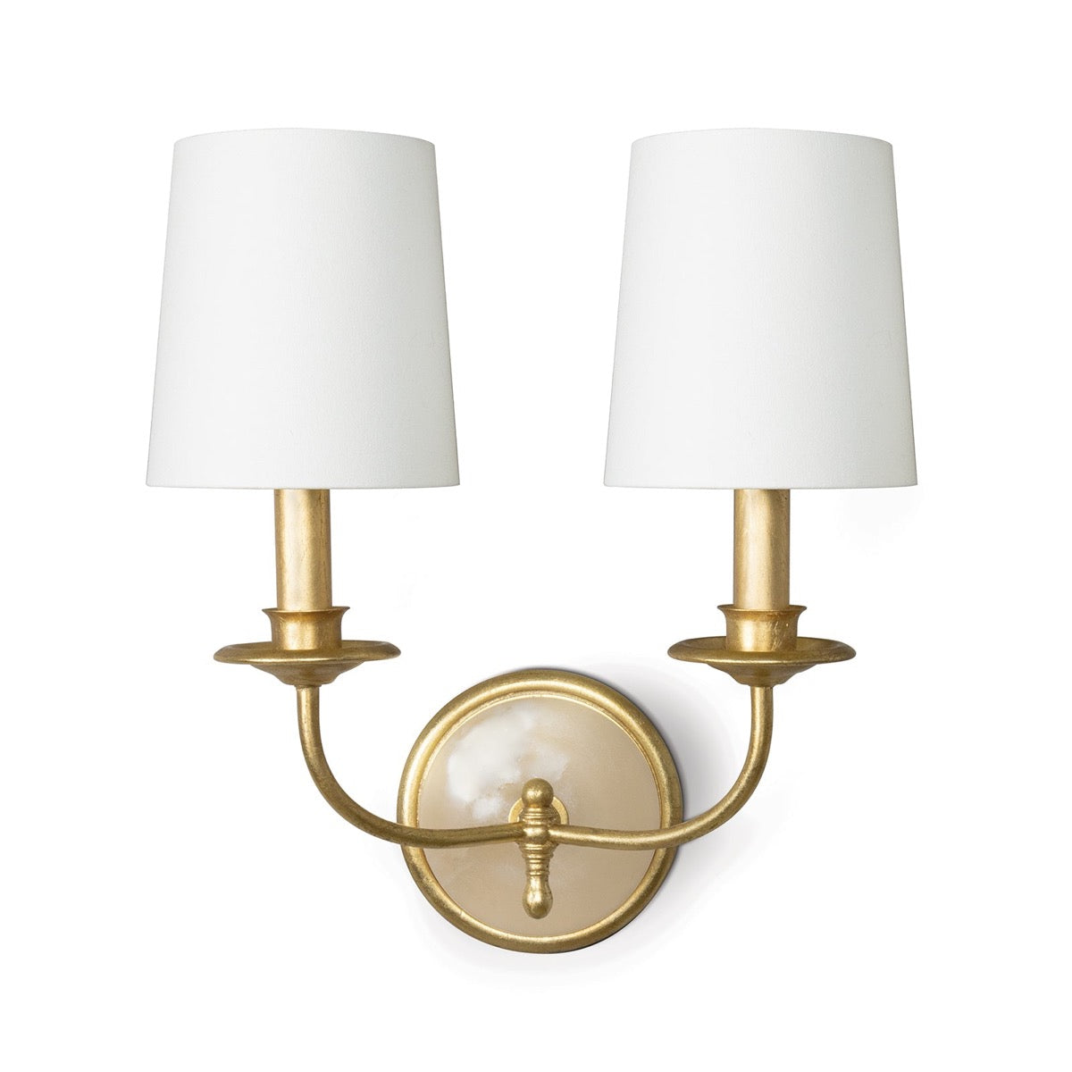 Fisher Double Sconce. Front view.