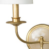 Fisher Double Sconce left arm. Detail view.