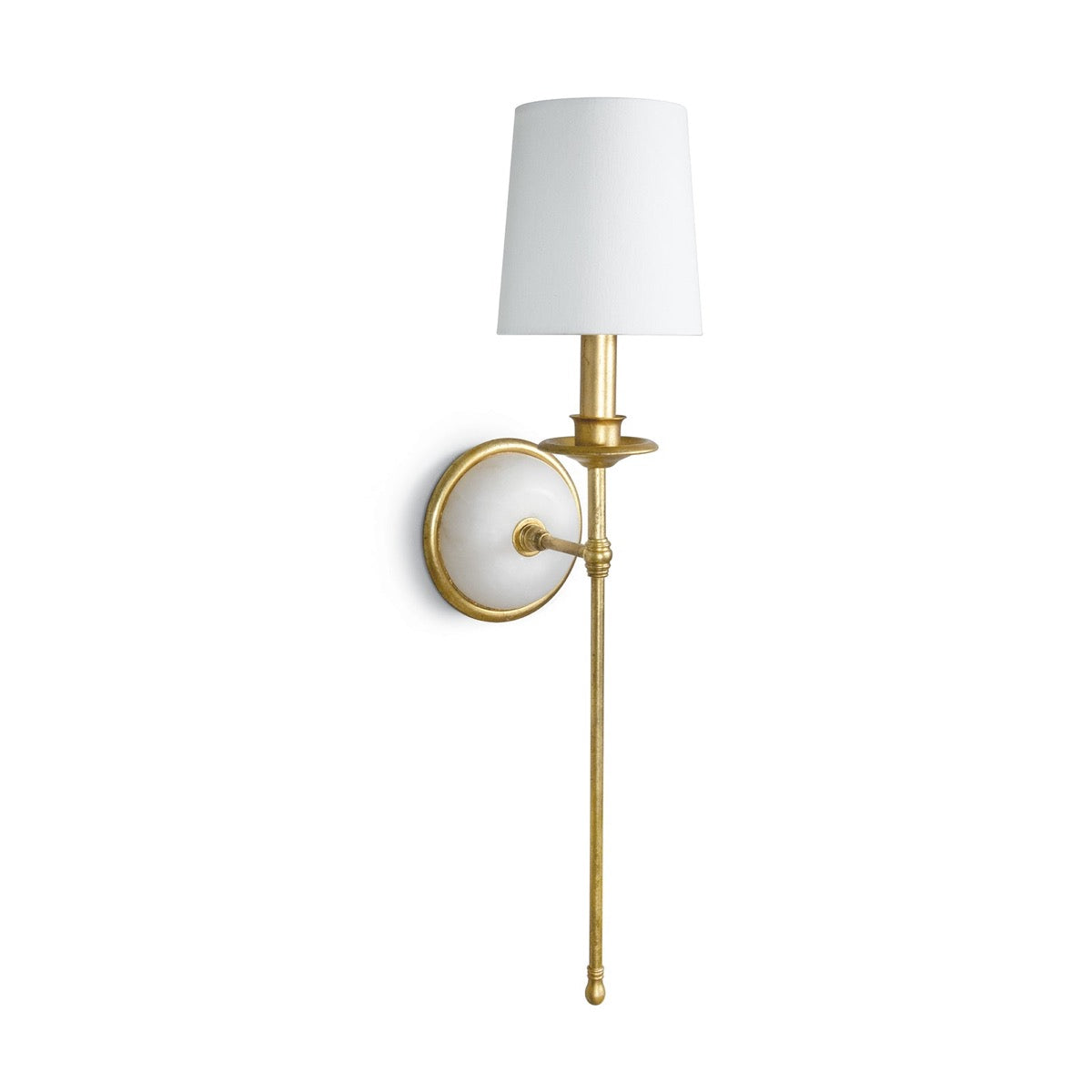 Fisher Single Sconce. Right angle view.