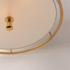 Caleb Flush Mount base. Detail view.
