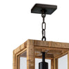 Cambray Lantern mounting detail. Detail view.