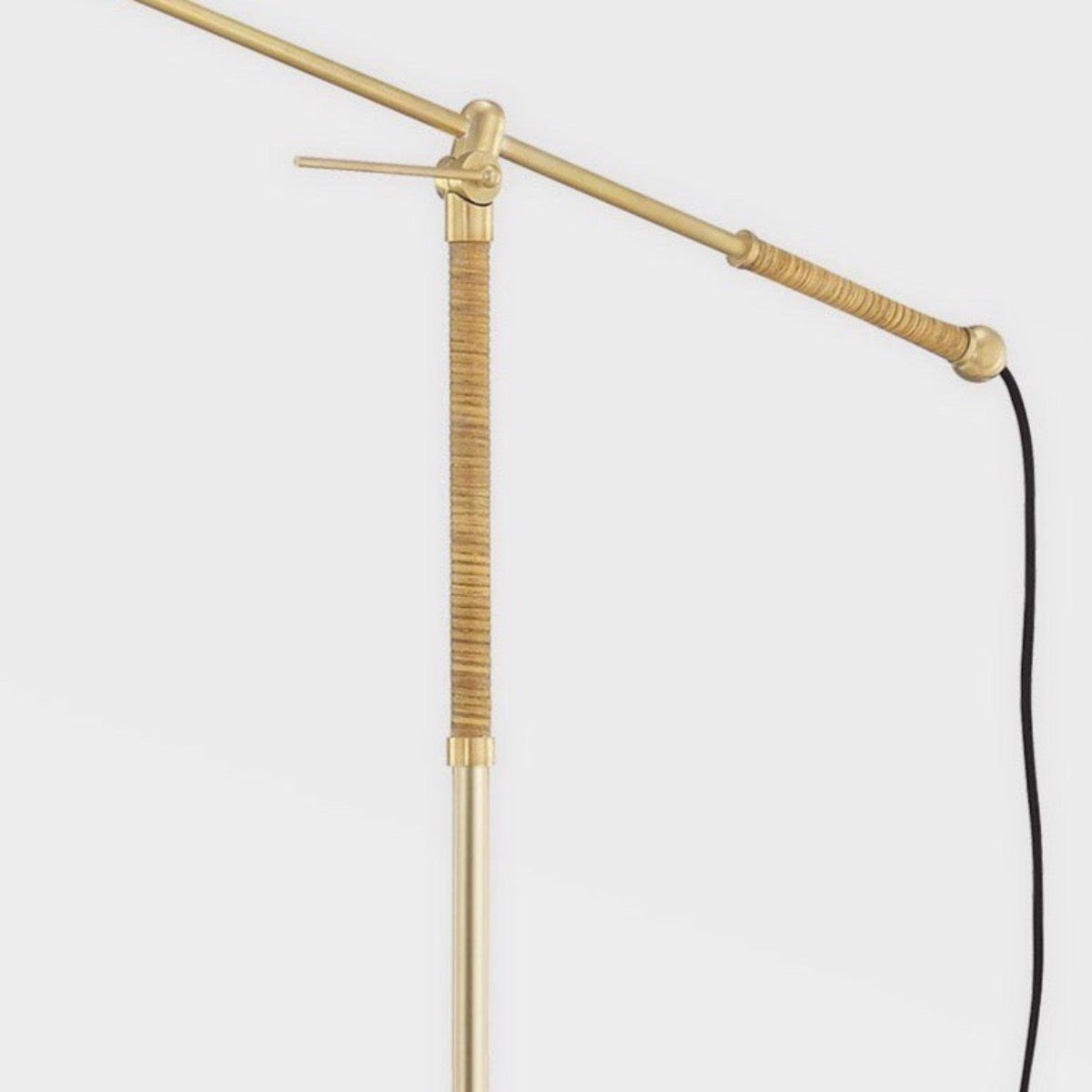 Cambridge Floor Lamp stem. Detail view.