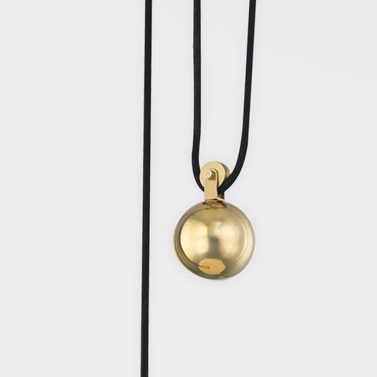 Cambridge Pendant ball detail. Detail view.