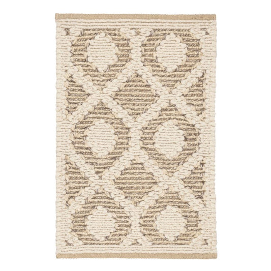 Capri Soumak Woven Jute Rug. Top view.
