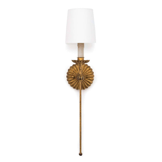 Carson Single Sconce. Front view.