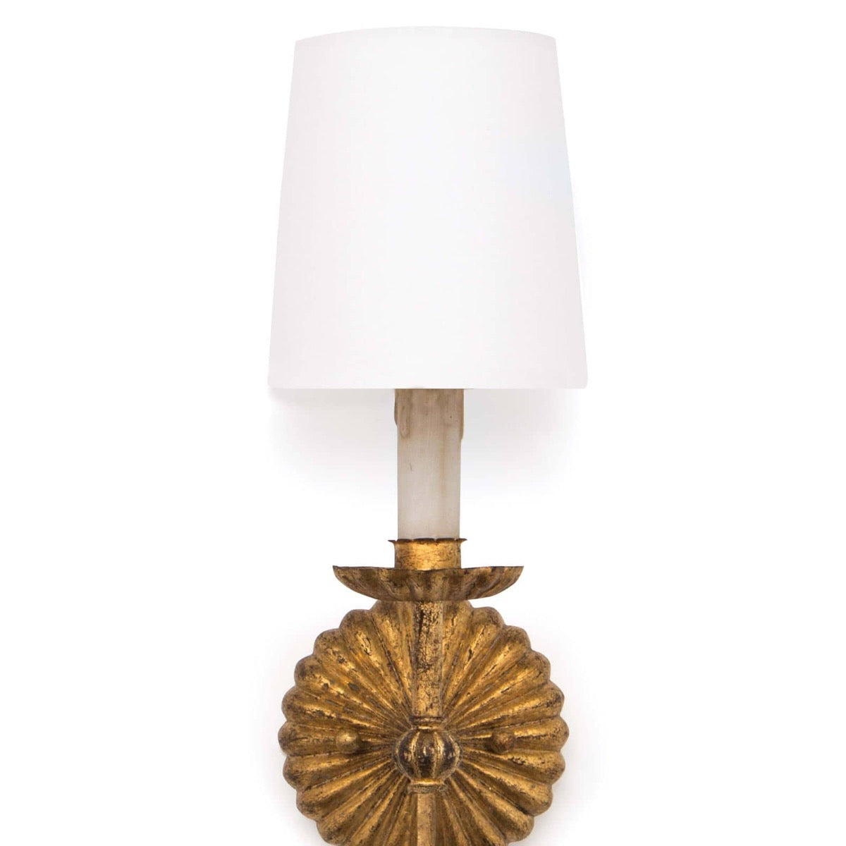 Carson Single Sconce. Front view.