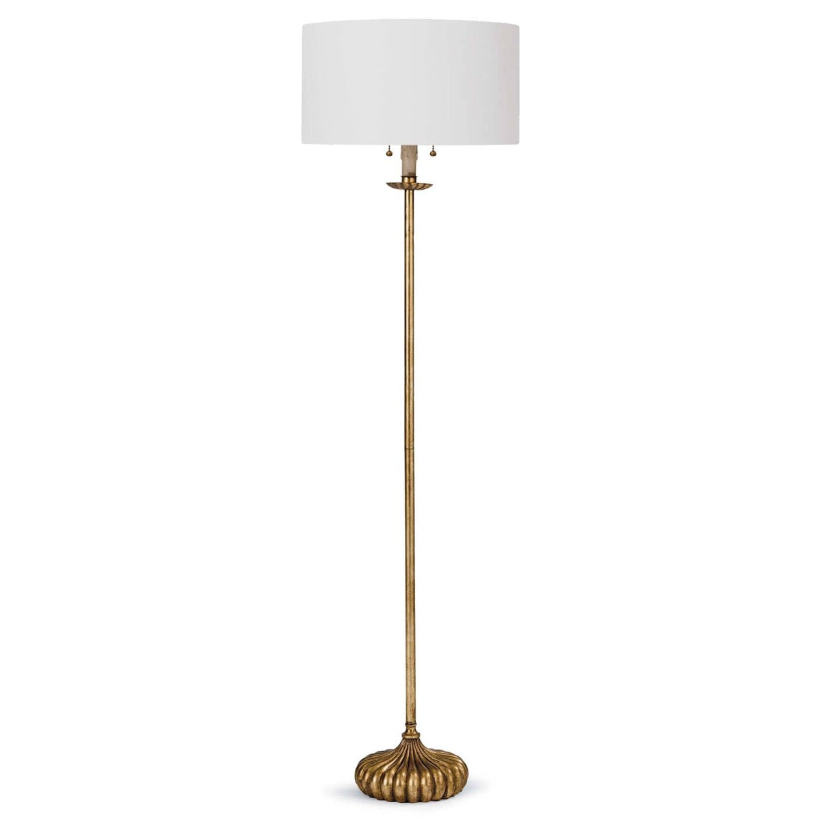 Carson Stem Floor Lamp. Front view.