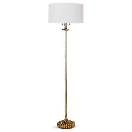 Carson Stem Floor Lamp. Front view.
