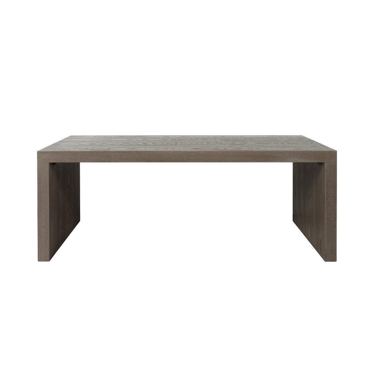 Catalina Coffee Table Smoke Grey. Front view.