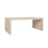 Catalina Coffee Table Cerused Oak. Right angle view.