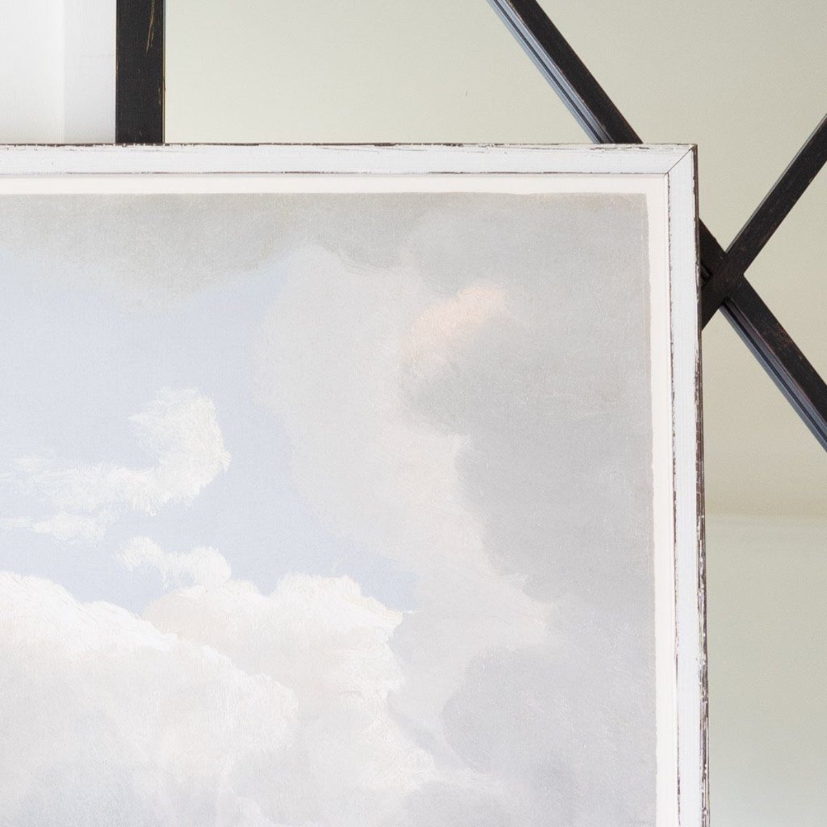 Cloud Study corner detail. Close-up detail view.