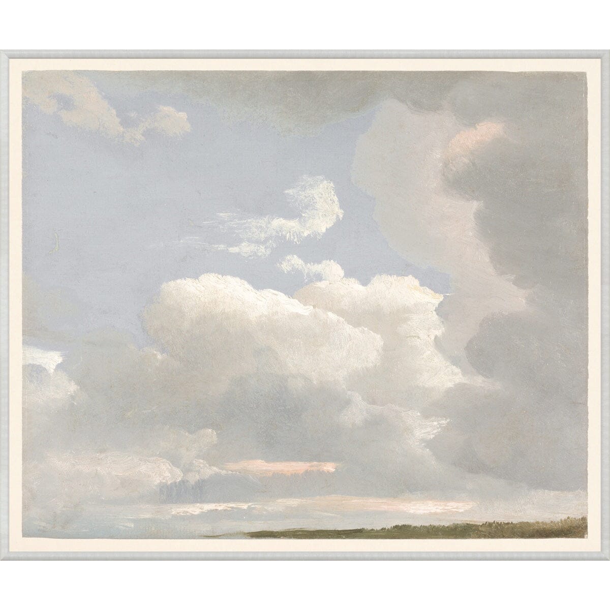Cloud Study Framed Art Large