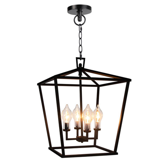 Hampton Outdoor Lantern. Front view.