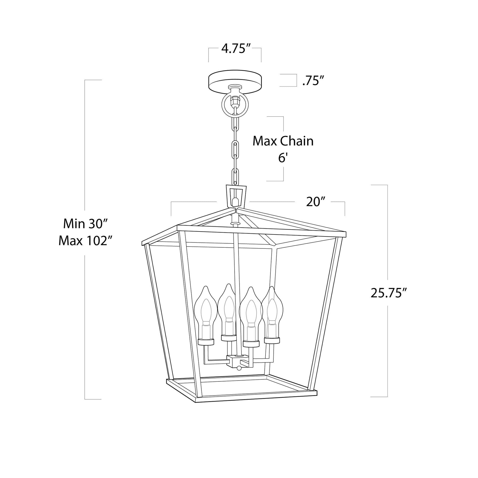 Coleford Outdoor Lantern Outdoor Lighting