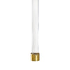 Auburn Crystal Sconce base. Detail view.