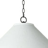 Billie Concrete Pendant - Large loop detail. Detail view.