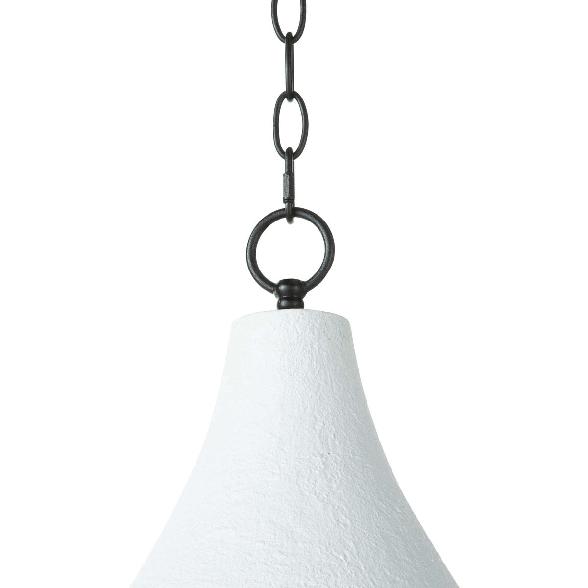 Billie Concrete Pendant - Small loop detail. Detail view.