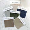Swatch Samples in a pile. Styled view.