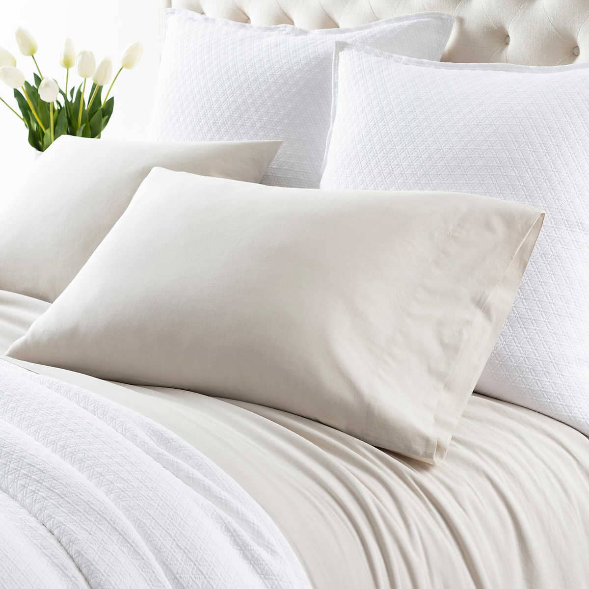 Cozy Cotton Natural Pillowcases 