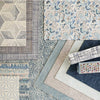Crosshatch Denim Micro Hooked Wool Rug Rugs