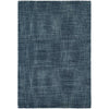 Crosshatch Denim Micro Hooked Wool Rug Rugs