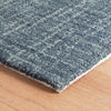 Crosshatch Denim Micro Hooked Wool Rug Rugs