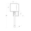 Crystal Tail Sconce Sconces