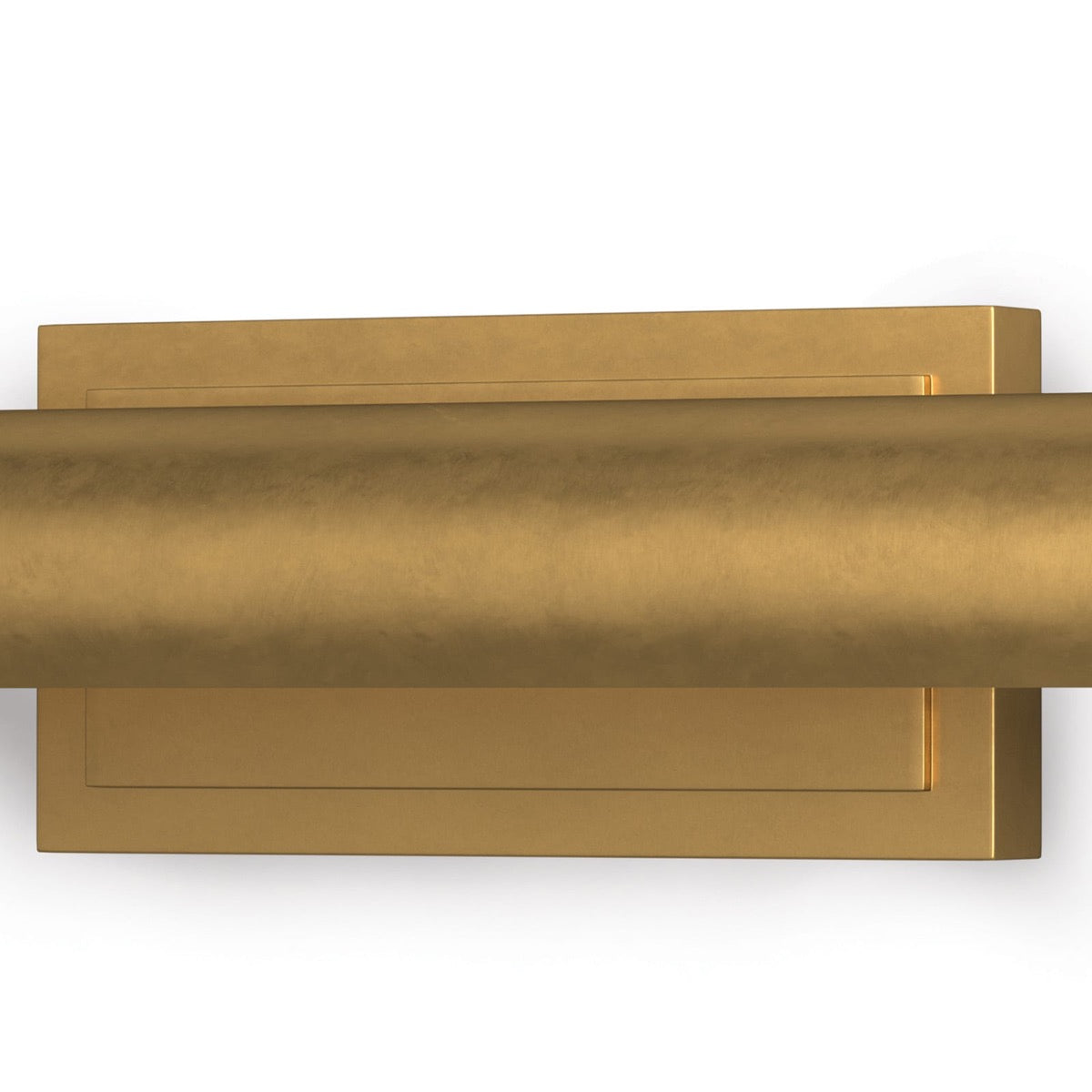 Devon Picture Light - Large Natural Brass centre. Detail view.