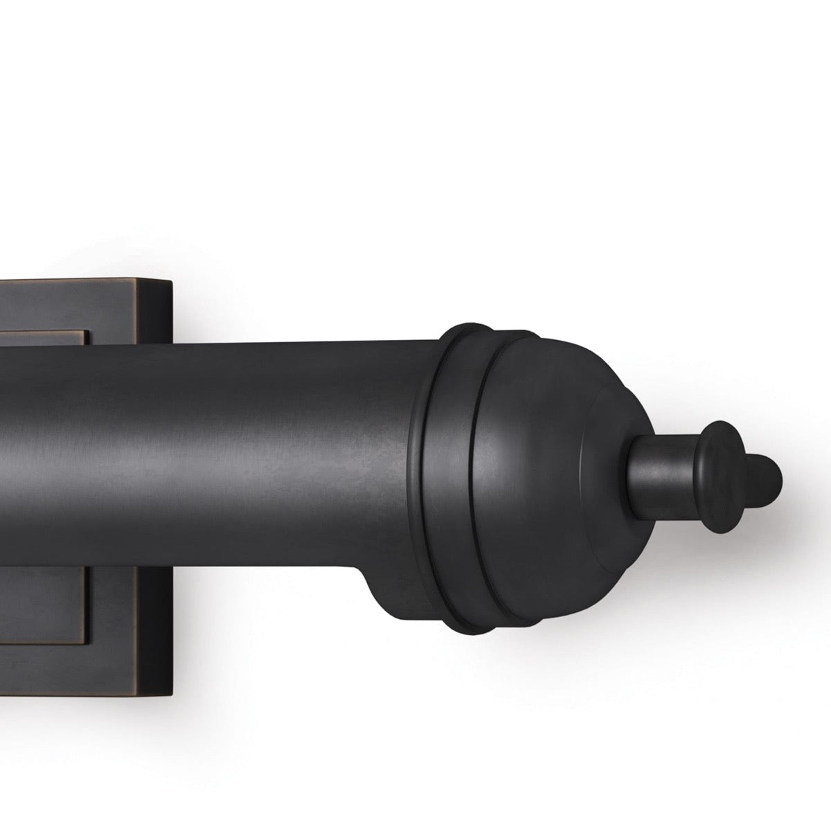 Devon Picture Light - Large Oil Rubbed Bronze right side. Detail view.