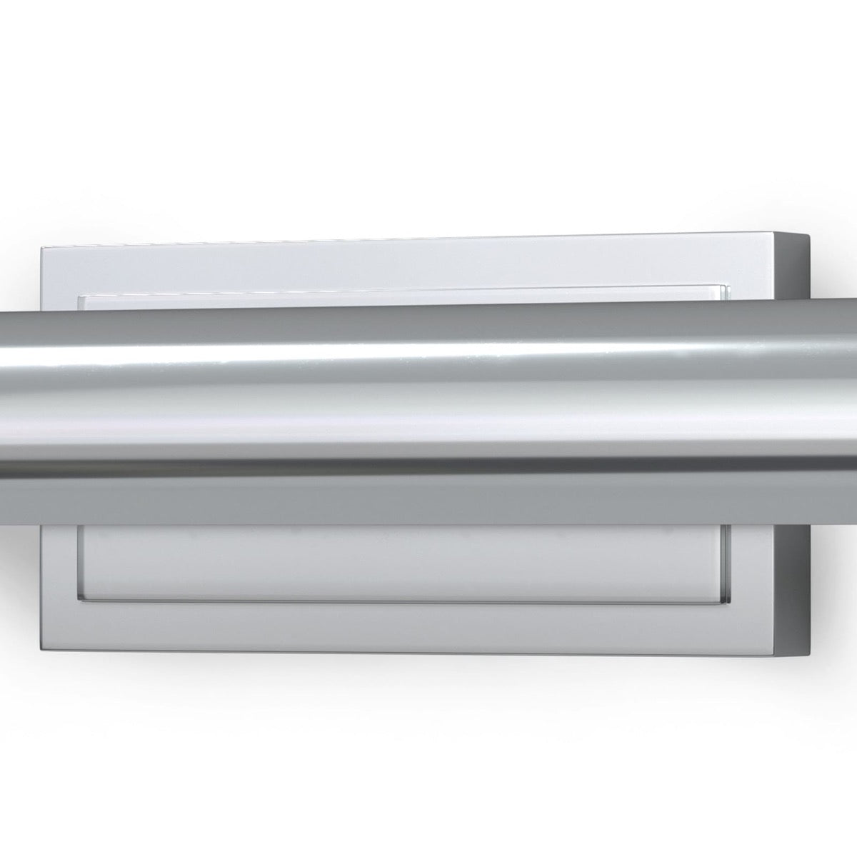 Devon Picture Light - Large Polished Nickel centre. Detail view.
