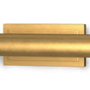 Devon Picture Light - Small Natural Brass centre. Detail view.
