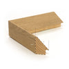 Light wood frame. 1" wide. 1.875" thick. Close-up detail view.
