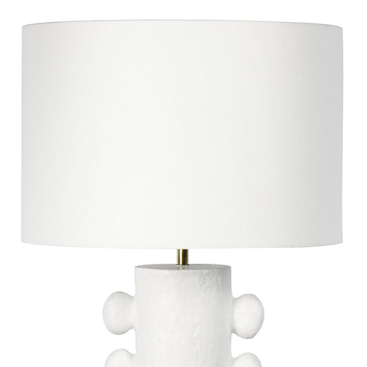 Dolores Metal Table Lamp - Large shade. Detail view.