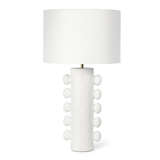 Dolores Metal Table Lamp - Large. Front view.