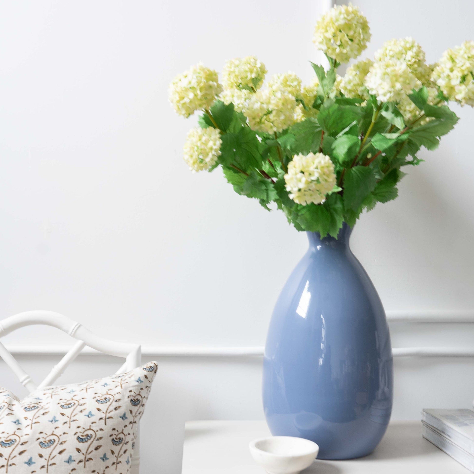 Faux Viburnum Stem 30" Greenery