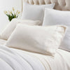 Faye Linen Dove White Sheet Set Bedding