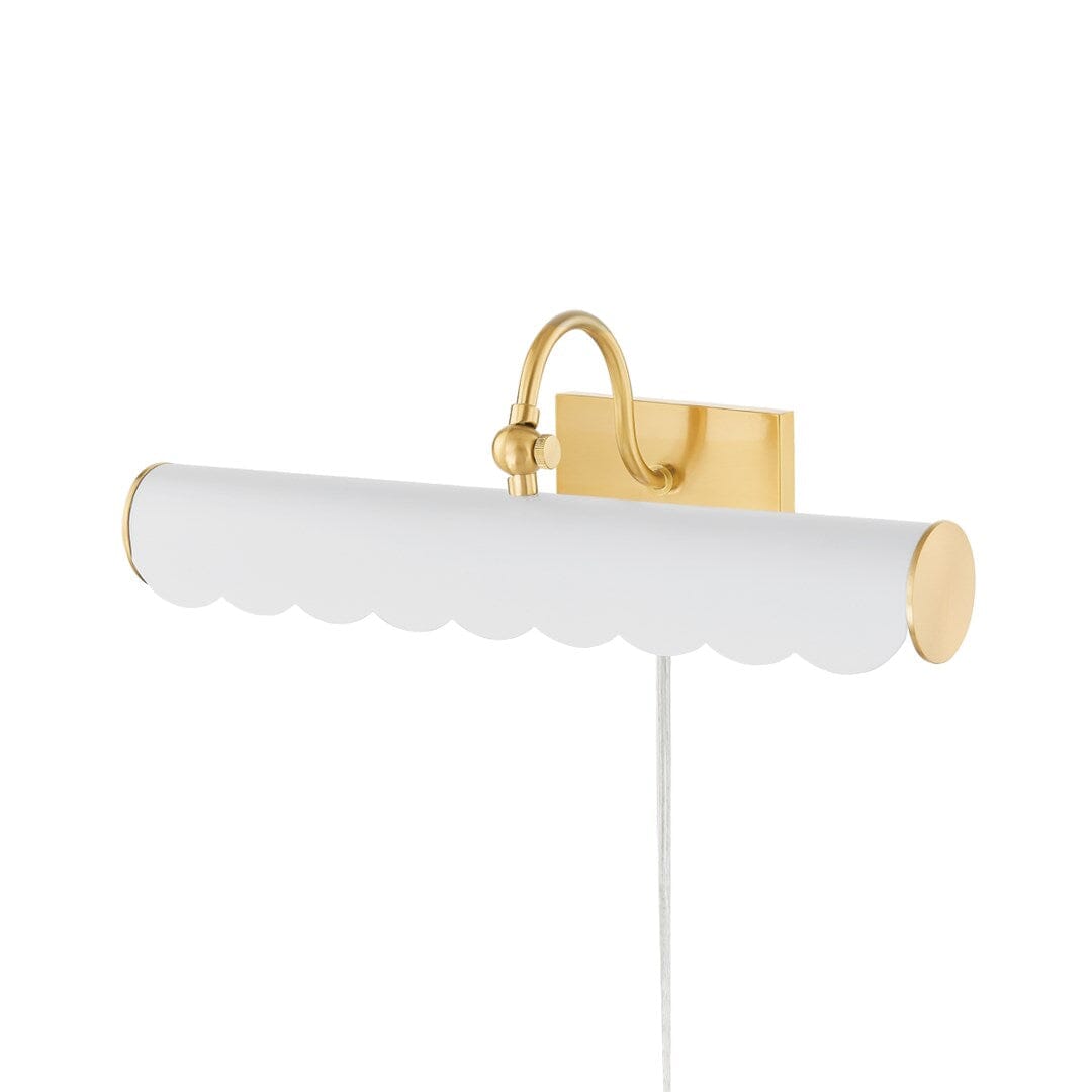 Fifi Picture Light Medium Picture Light Aged Brass/Soft White Combo