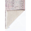 Finlay Rug - Pink corner detail. Detail view.