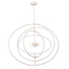 Sail Chandelier. Front view.