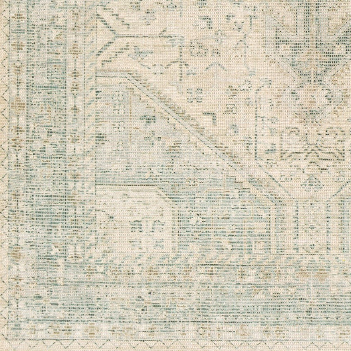 Georgia Rug 18" Sample. Top view.