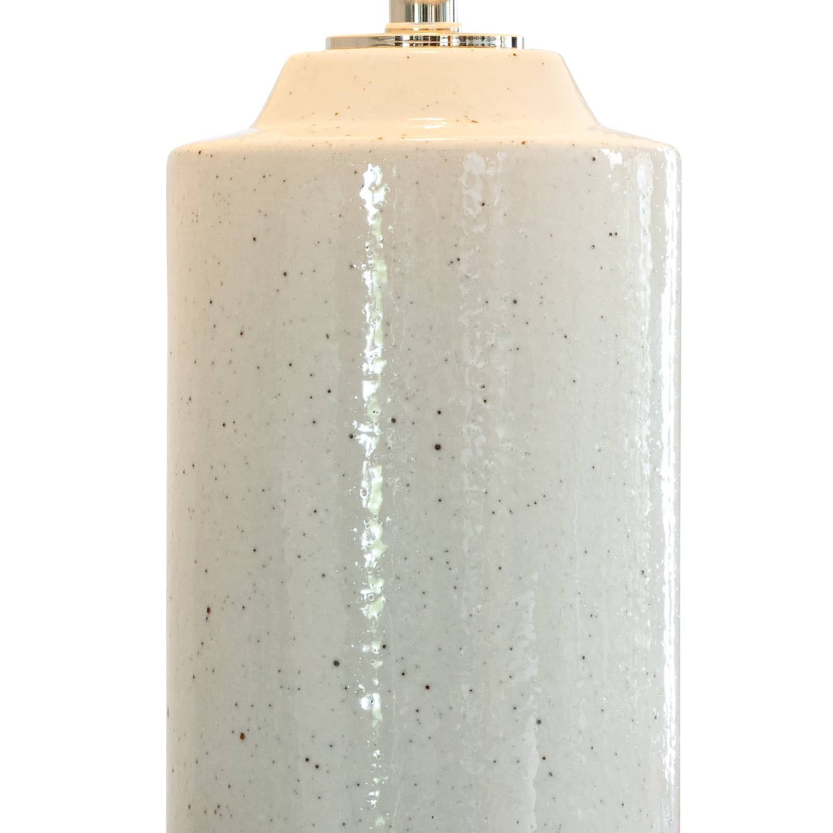 Markus Ceramic Table Lamp centre. Detail view.