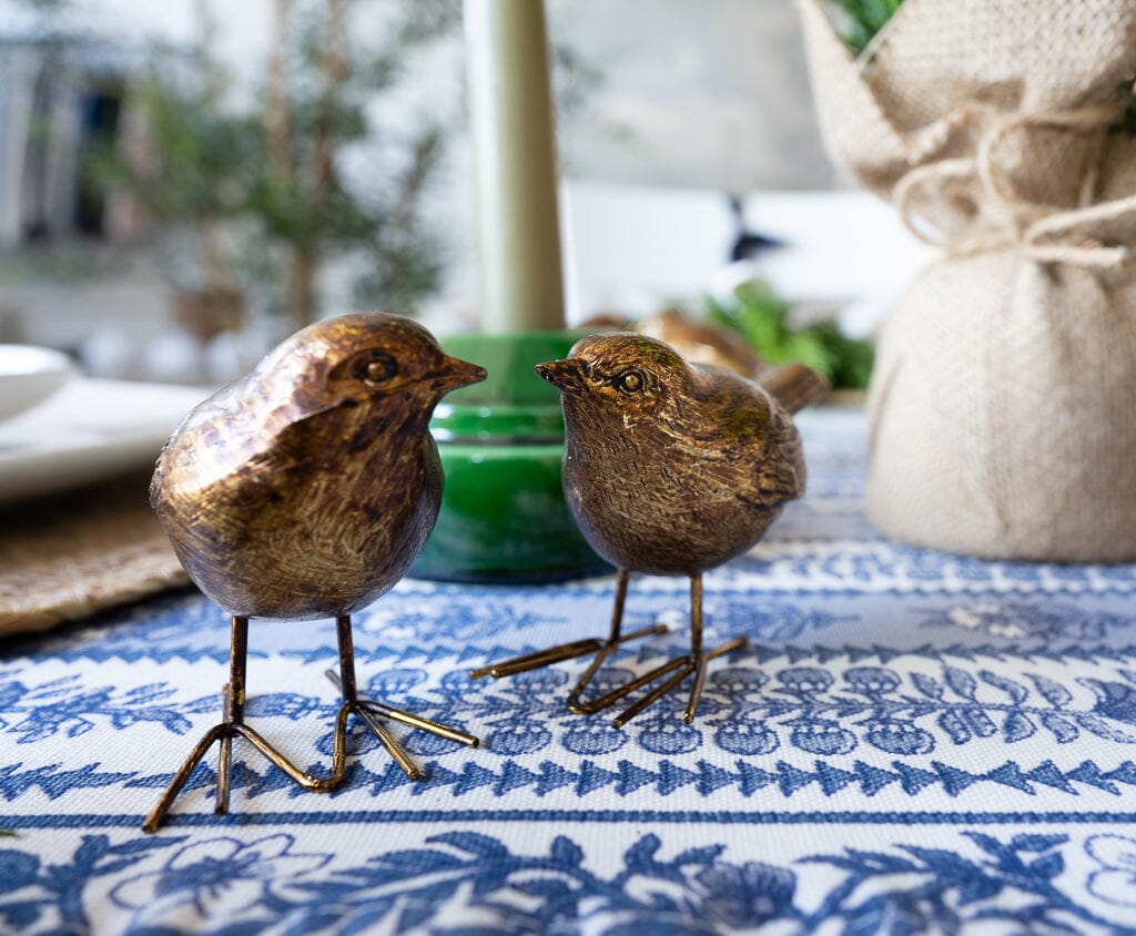 Gold Birds (set of 4) Objects & Accents
