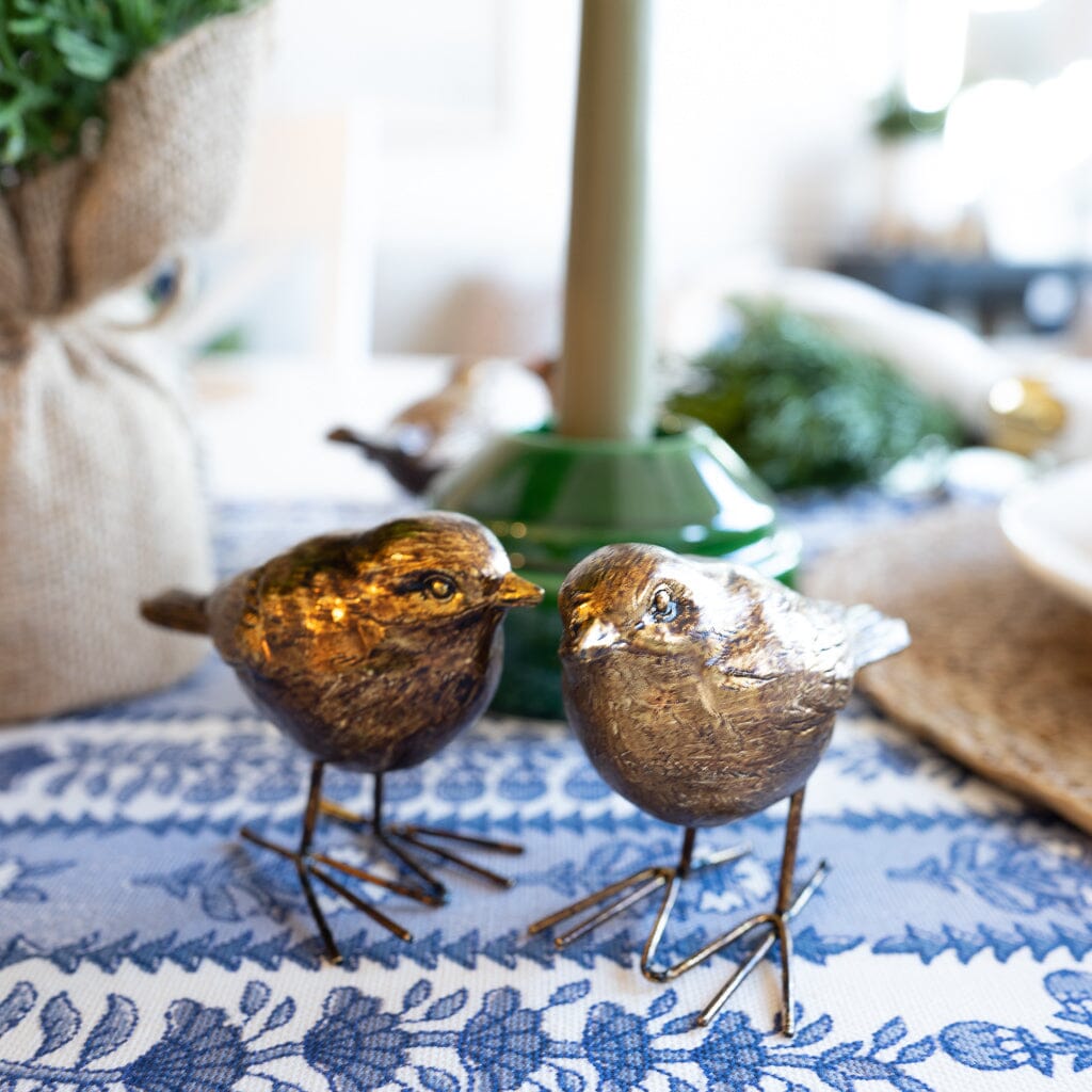 Gold Birds (set of 4) Objects & Accents
