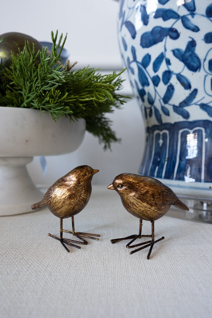 Gold Birds (set of 4) Objects & Accents