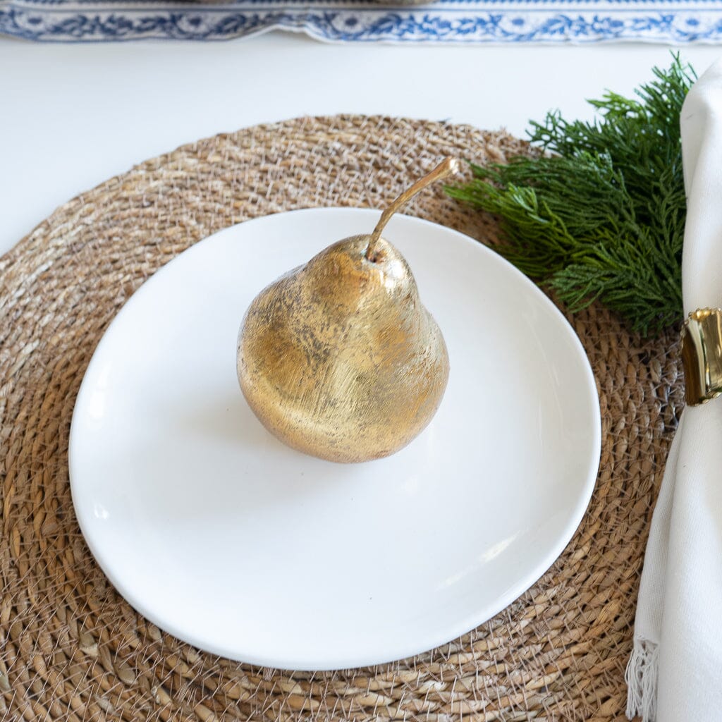 Gold Pear Objects & Accents