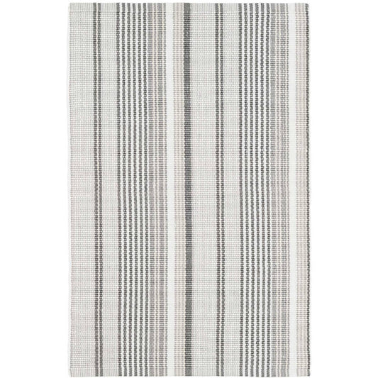 Gradation Ticking Woven Cotton Rug Rugs