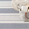Gunner Stripe Woven Cotton Rug Rugs