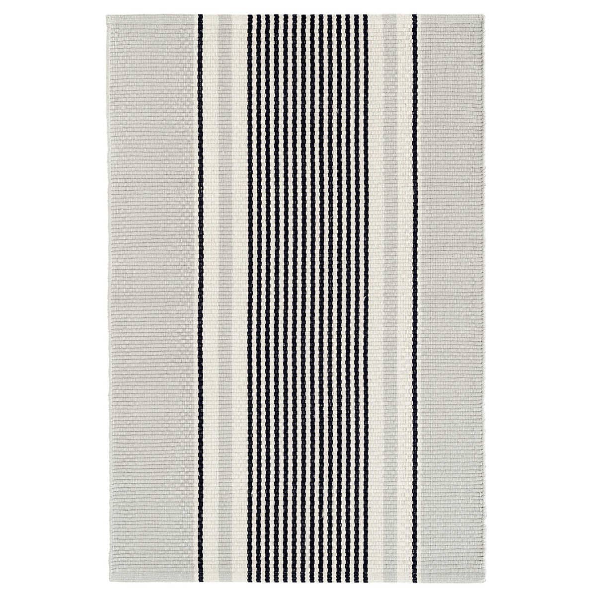 Gunner Stripe Woven Cotton Rug Rugs
